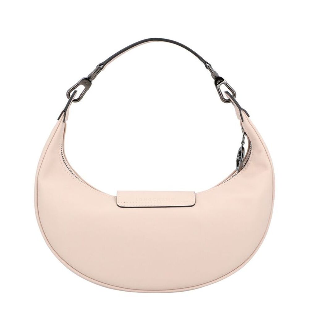 Longchamp Le Pliage Xtra Small Leather Shoulder Bag, Beige - Picture 2 of 3